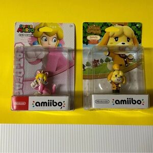 Nintendo Amiibo Collectible Figures - Pink and Yellow Packaging
